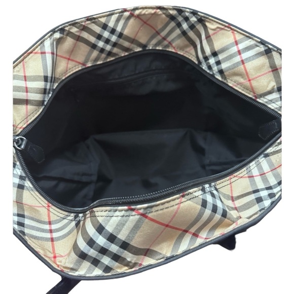 Burberry blue label black tote with nova check nylon | in good use condition - Picture 5 of 10
